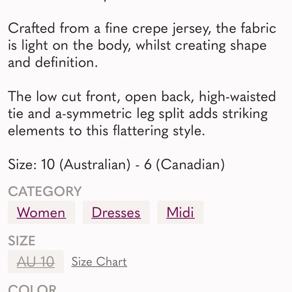 Misha Collection Lorena Dress - Picture 7 of 8